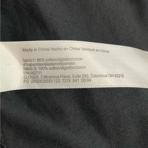 Eloquii‎ Mock Neck Puff Sleeves Mixed Media Mini Dress Black Size 22 NEW - Picture 11 of 11